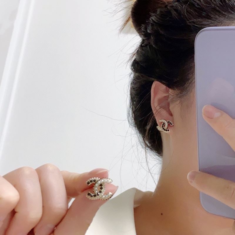 Ch*el earrings